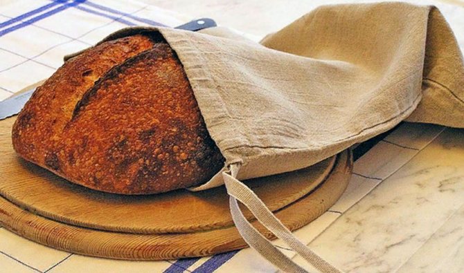 хлеб в мешочке